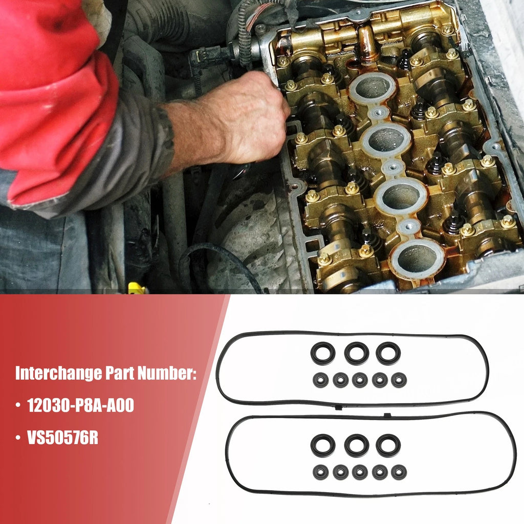 Engine Valve Cover Gasket Set for Honda Accord Odyssey Pilot (2003–2020)