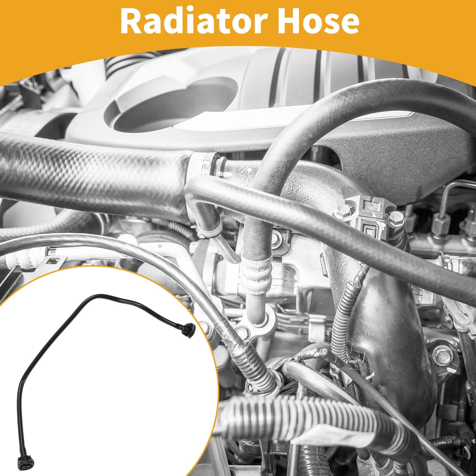 Radiator Hose Replacement for Mercedes-Benz GLE350 W166 ML350 (2012–2018)