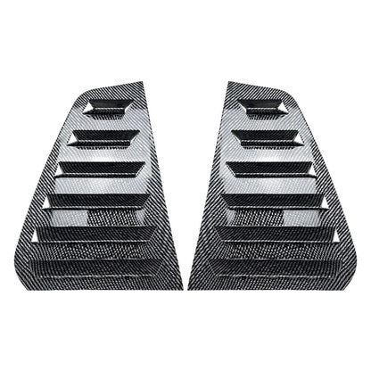Rear Window Side Vent Shutter Louver Cover Trim Fit VW Golf MK7 MK7.5 14-19 Pair