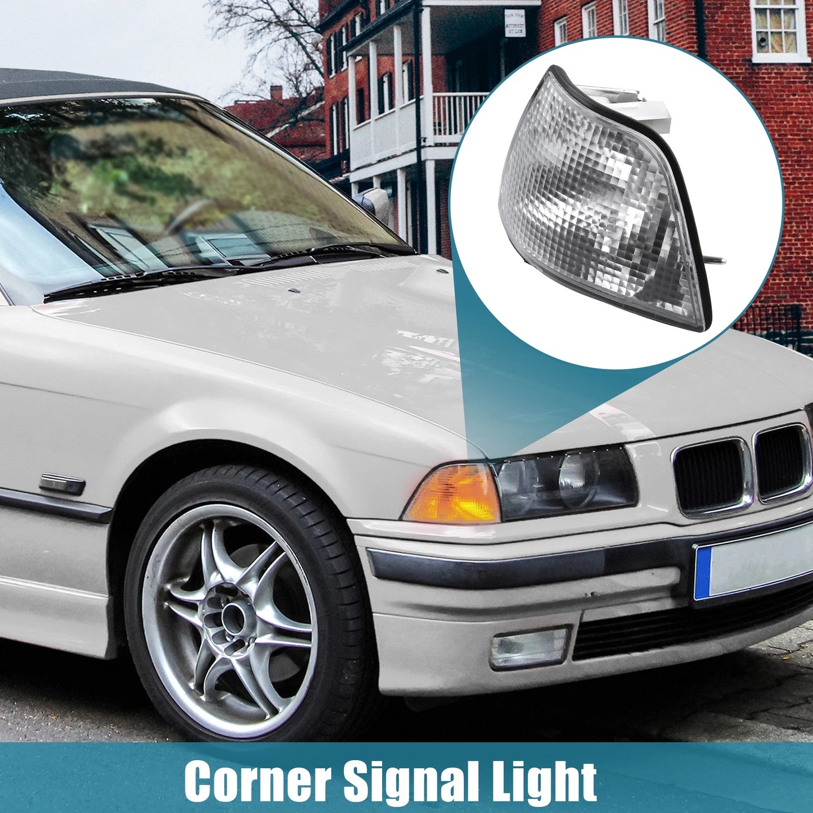 Clear Turn Signal Light Lamp Corner Left Right for BMW E36 3 Series (1992–1998)
