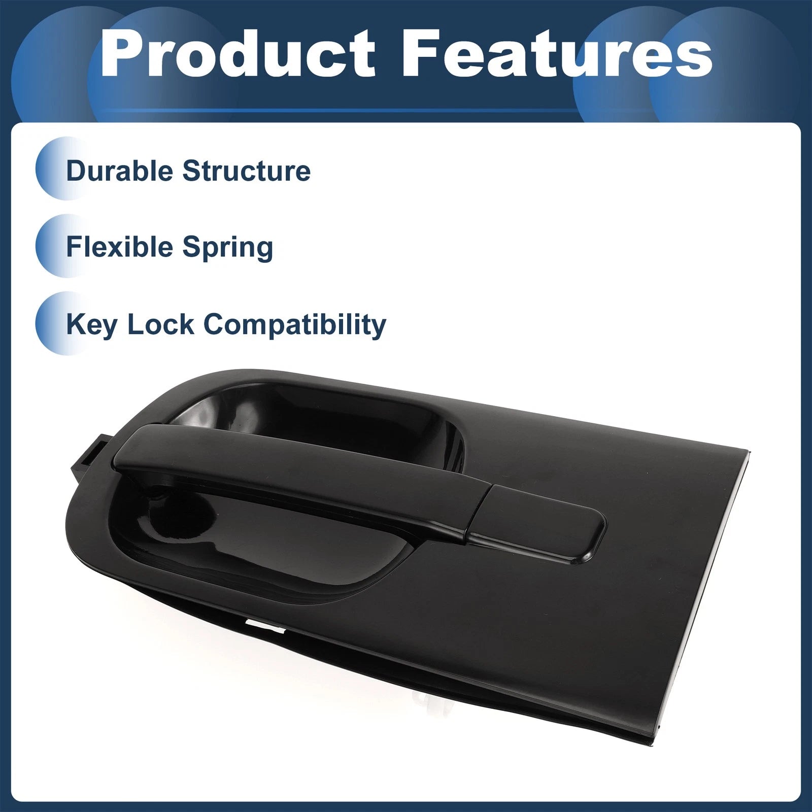 Exterior Door Handle Front Right Replacement for Hyundai H1 Starex 2007-2009