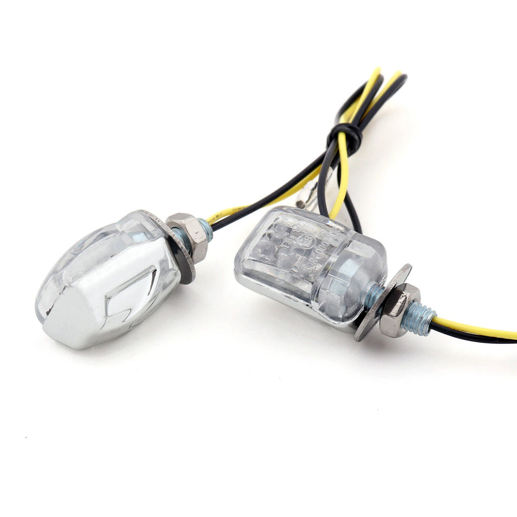 LED Chrome Indicators for Motorcycle (T9)