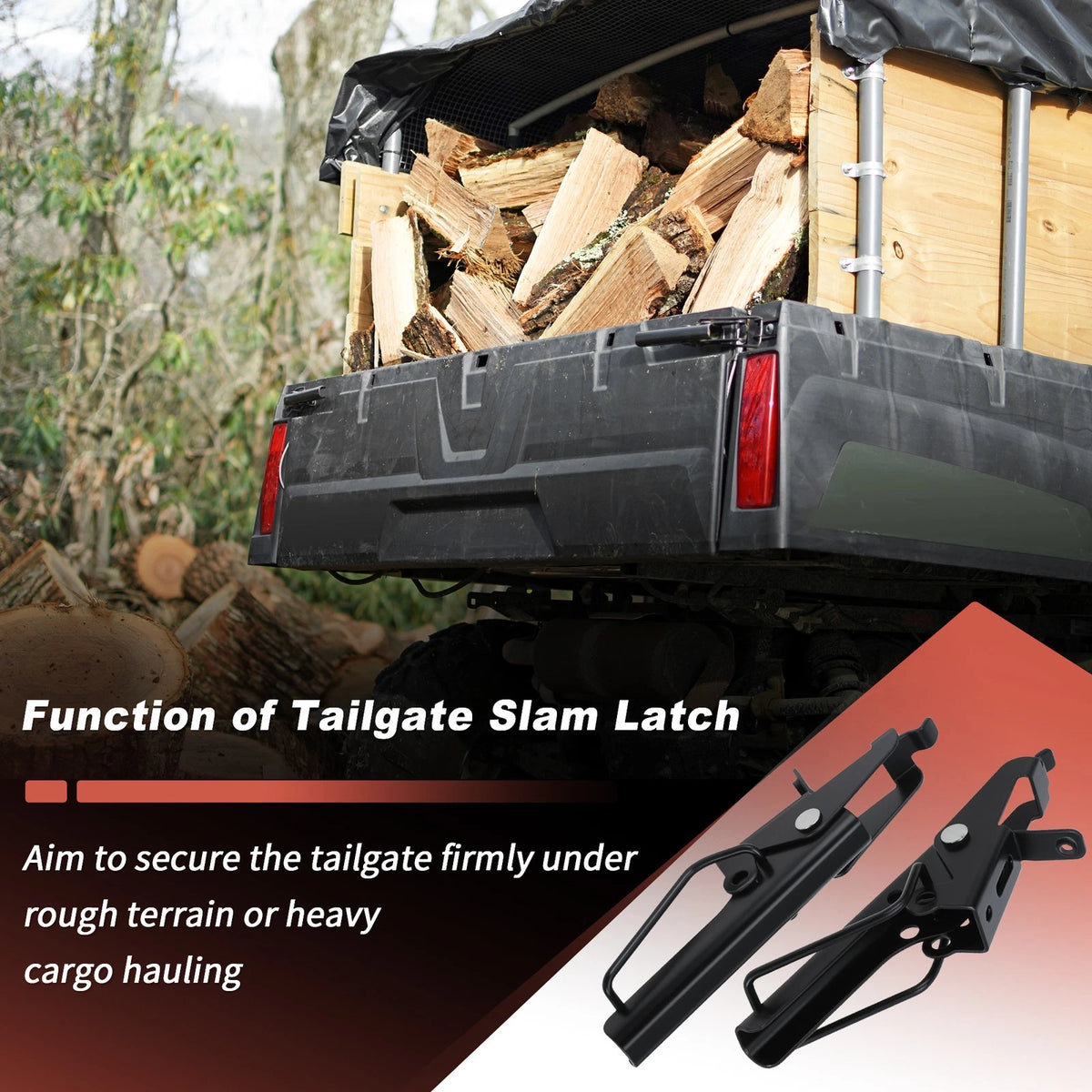 Tailgate Latch Assembly 1018849/101885 for Polaris Ranger 400 500 570 (2010–2020)