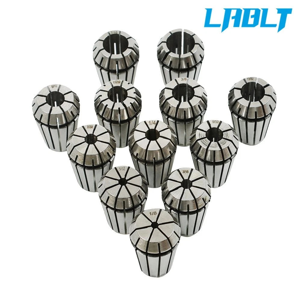 12PCS Spring Collet ER20 Set for CNC Milling Lathe Engraving Machine