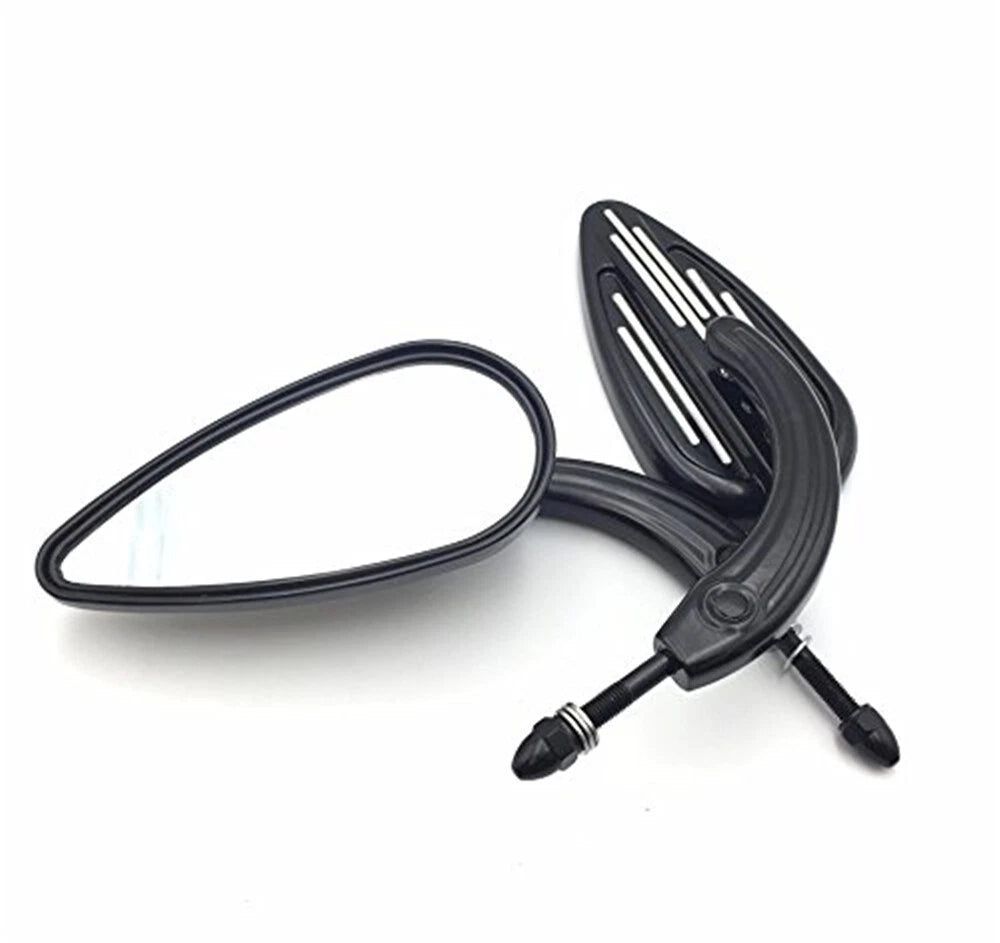 Custom Side Mirrors Set for Harley Softail, Dyna, Sportster