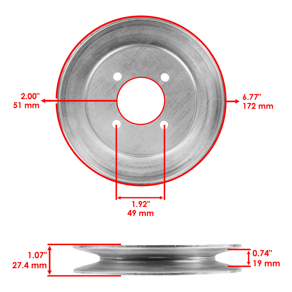 Deck Spindle and Pulley Replacement for John Deere ZTrak Z710 Z930 (1997–1997)