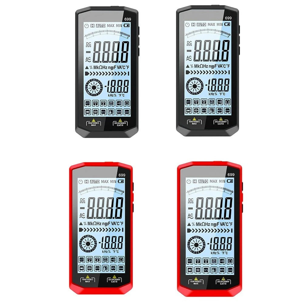 AC DC Voltage Current Resistance Capacitance Tester with Large LCD Backlight