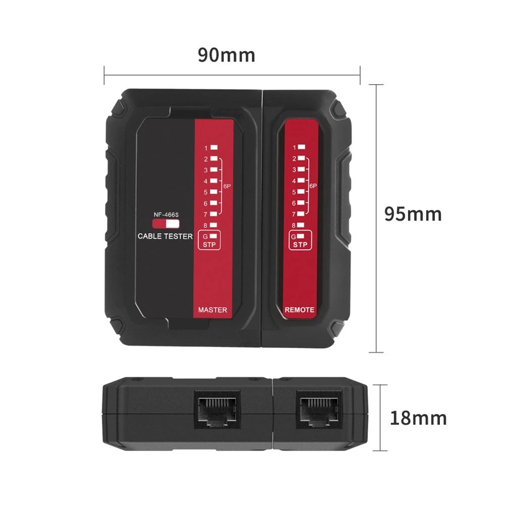 Network Cable Tester for STP UTP Twisted Pair Verification