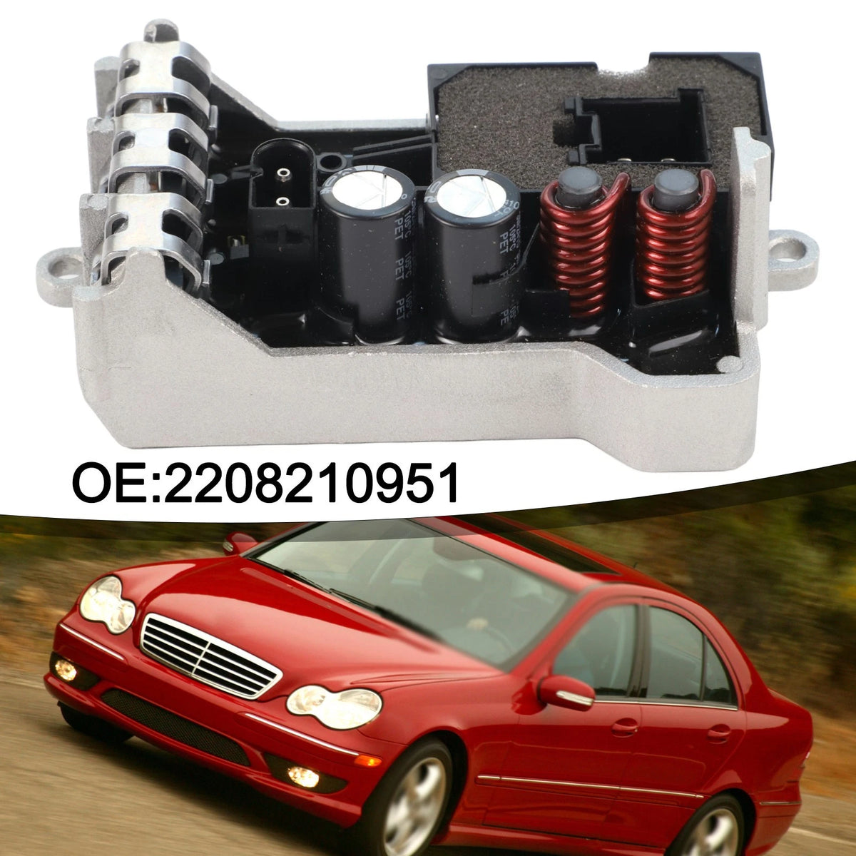 Heater Resistor for Mercedes E Class W211 (2003–2009)