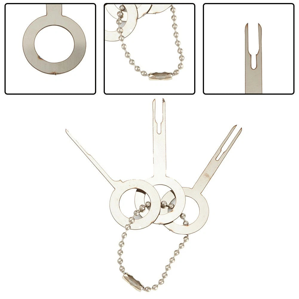 3X Car Electrical Terminal Key Pin Wiring Crimp Connector Removal Tool