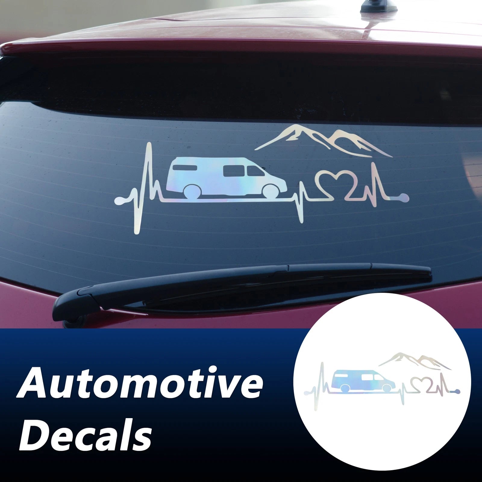 Reflective Bumper Decal for Universal Vehicles (2010–2023)