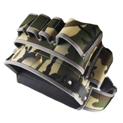 Camouflage Waist Tool Bag for Quick Access - Lightweight Oxford Fabric