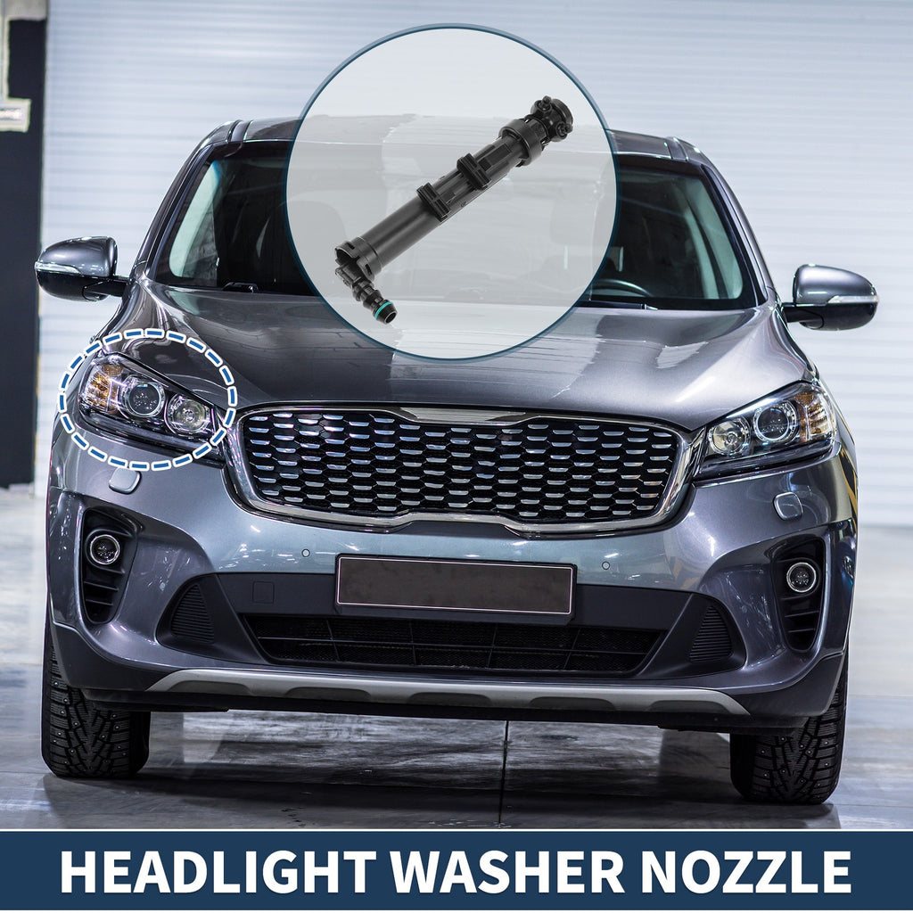 Front Passenger Headlight Washer Nozzle Replacement for Mercedes-Benz ML350 (2012–2015)