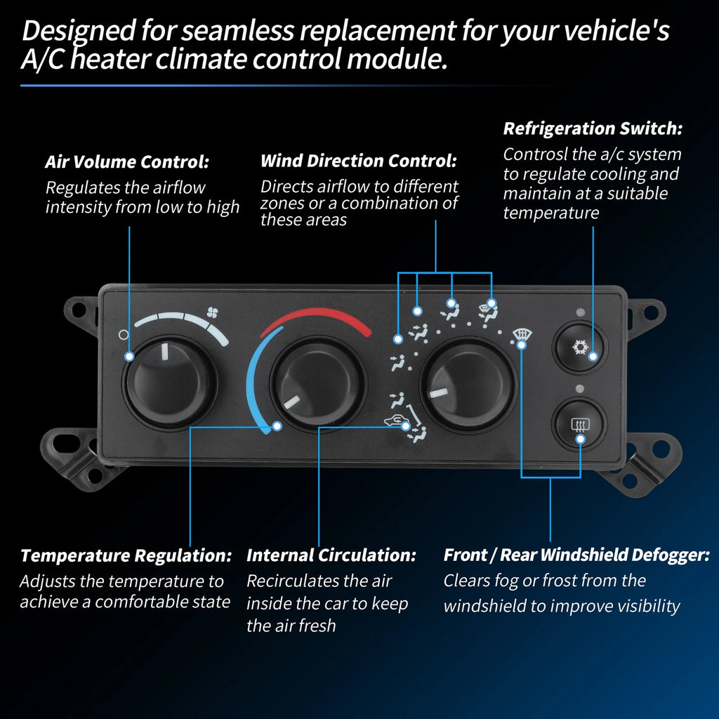 A/C Heater Climate Control Module for Dodge Ram 1500 2500 3500 (2005–2006)