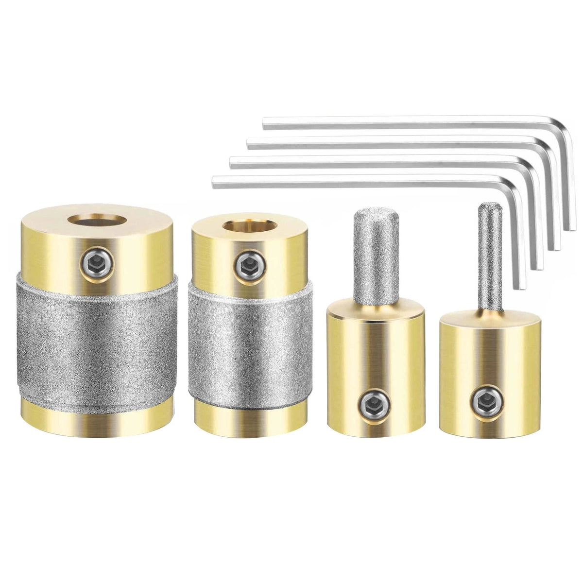 4PCS Diamond Bits for Stained Glass Grinder (Universal)