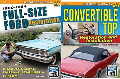 Restoration Manual Book Set for Ford Fairlane Galaxie (1962–1970)