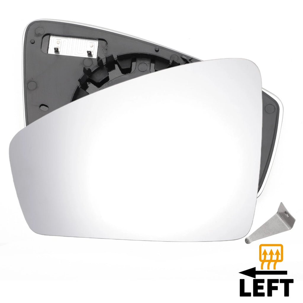 Left Side Mirror Glass with Back Heated Replacement for Volkswagen Tiguan (2016–2021)