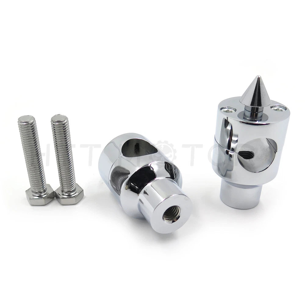 1" Chrome Handlebar Risers Mounting Clamp for Motorcycle (Custom)