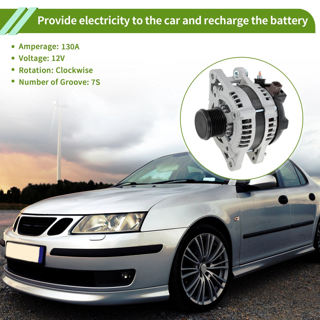 Alternator Replacement for Toyota Corolla 1.8L 2009–2013 130A 12V