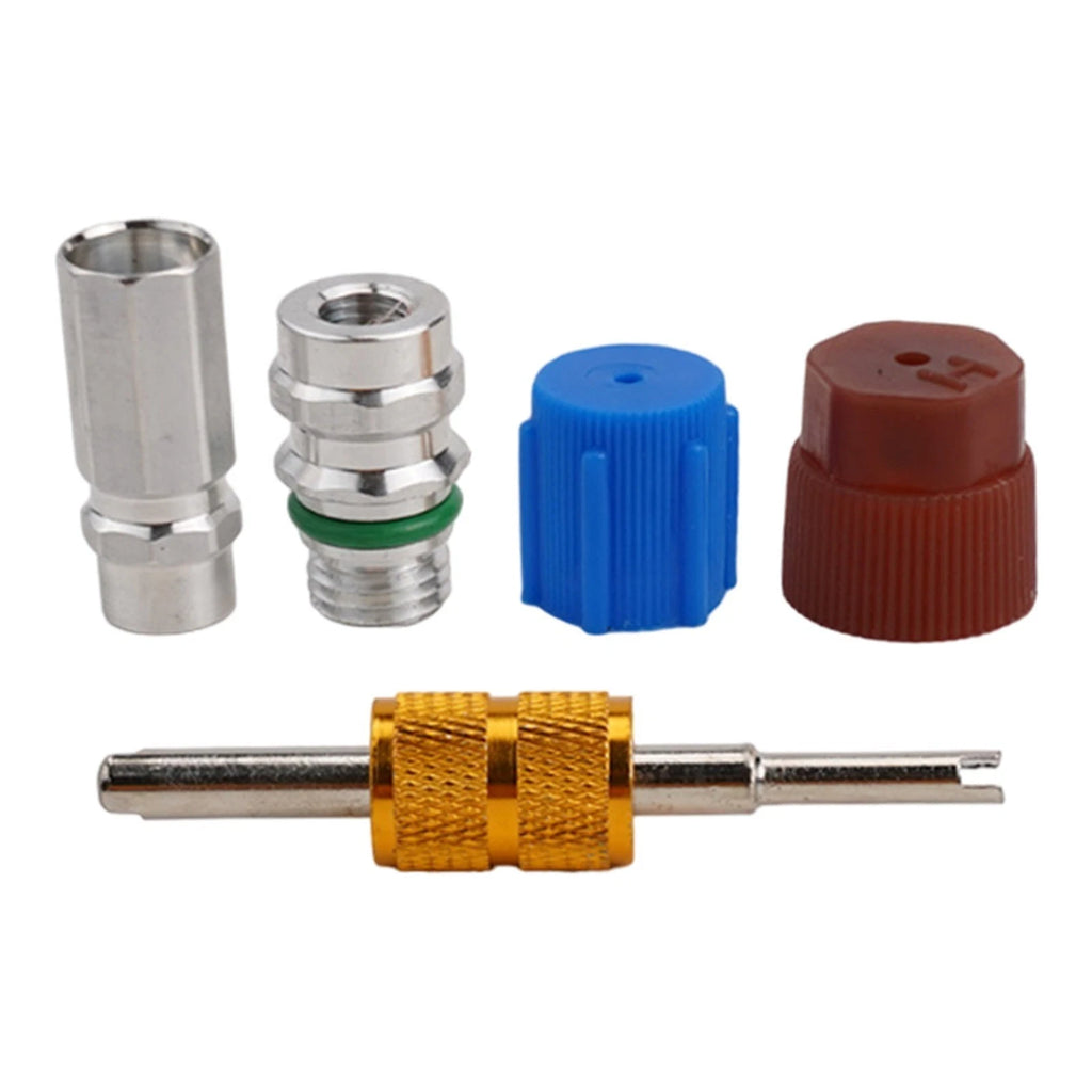 R12 to R134A Conversion Kit for Air Conditioning Systems (17 Pcs)