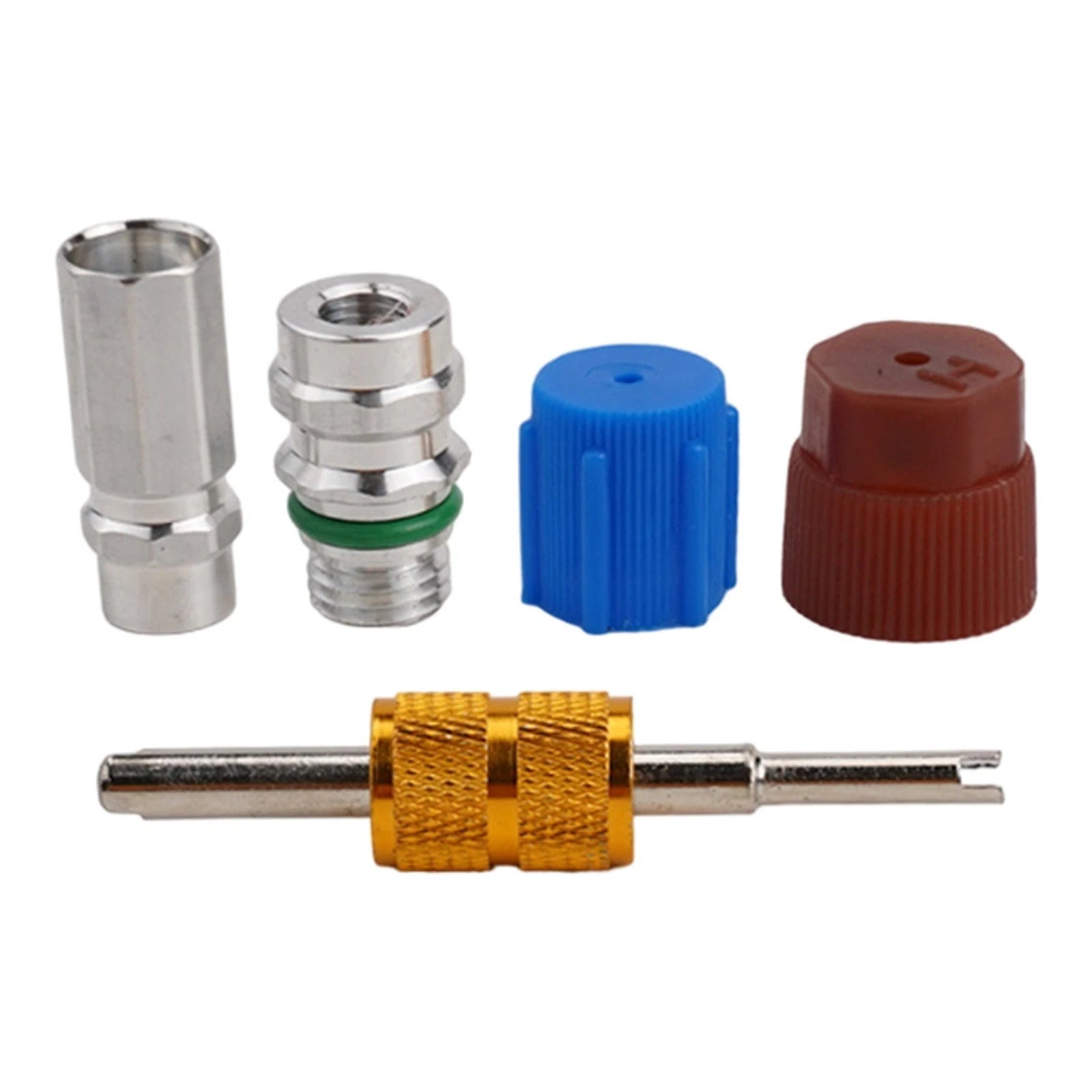 R12 to R134A Conversion Kit for Air Conditioning Systems (17 Pcs)