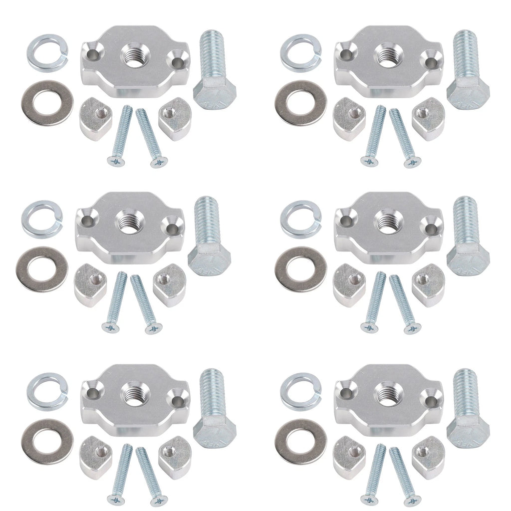 6 Pack Aluminum Quick Attach Accessory Anchor Mount Kit for CFMoto ATVs UTVs