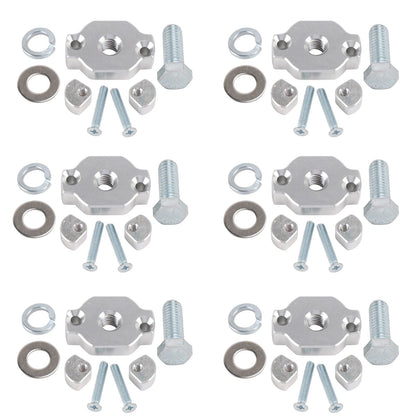 6 Pack Aluminum Quick Attach Accessory Anchor Mount Kit for CFMoto ATVs UTVs