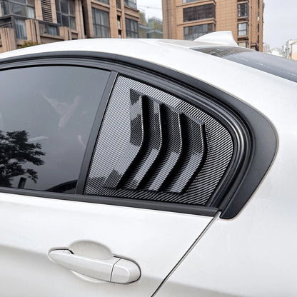 Side Window Louver Shutter Cover for BMW F30 3-Series (2013–2019) Carbon Look