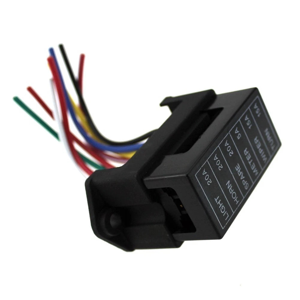 6 Way ATC ATO Fuse Block for Vehicles and Boats (Universal)