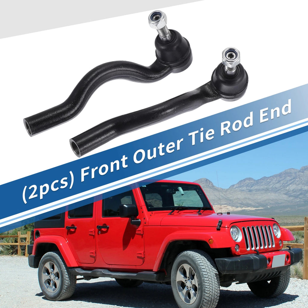 2PCS Front Outer Tie Rod End Links Kit for Jeep Grand Cherokee Durango (2011–2021)