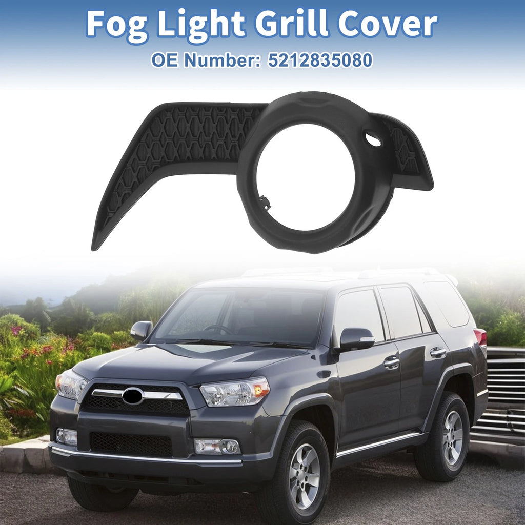Left Front Fog Light Grill Replacement for Toyota 4Runner (2014–2021)