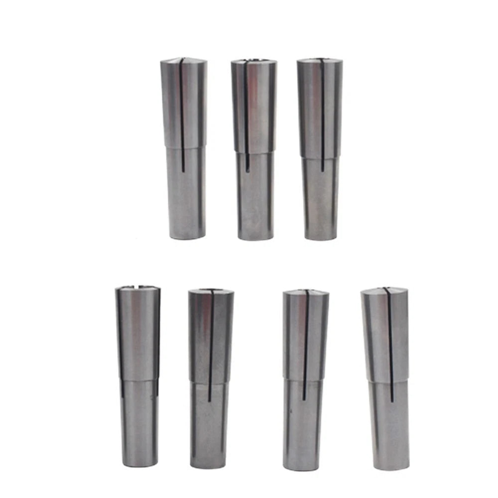 7 Pc Morse Taper Collet Set 2MT MT2 for Round Chuck (1/8 - 1/2)