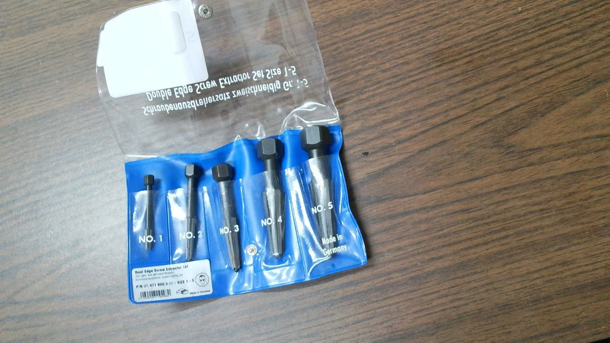 Screw Extractor Set (Size 1-5) for Knipex 9R4719003
