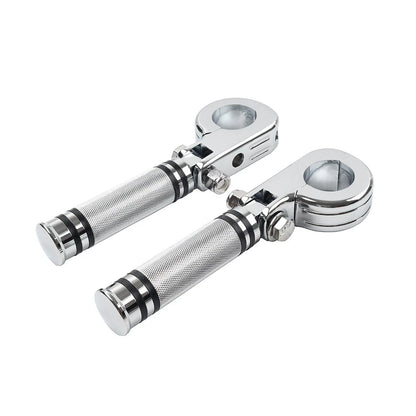 25-32mm Engine Guard Bar Highway Foot Peg Footrest for Harley Yamaha Chrome