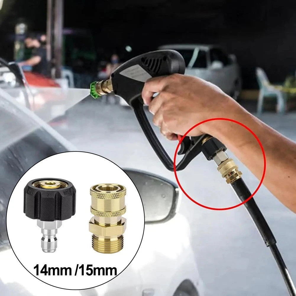 Swivel Coupling Adapter M22 Quick Connect 5000PSI for High Pressure Cleaners