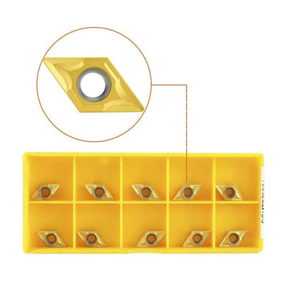 10Pcs DCMT070204 Insert for SDNCN SDJCR