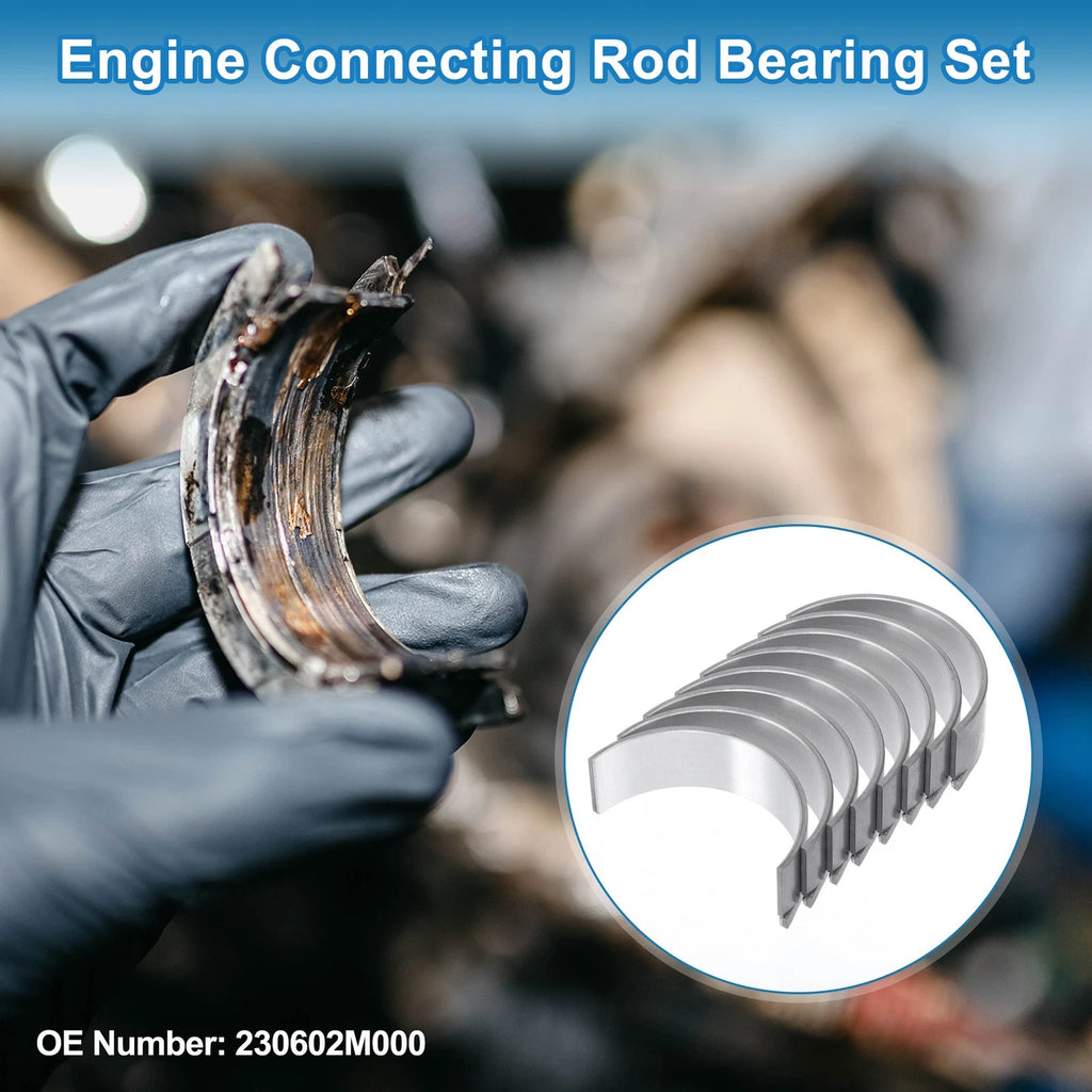 Connecting Rod Bearing Set for Hyundai Accent (2018–2022) 8 Piece