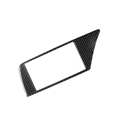 RHD Carbon Fiber GPS Navigator Frame Trim for Audi A4 B8 A5 Q5 (2008–2016)