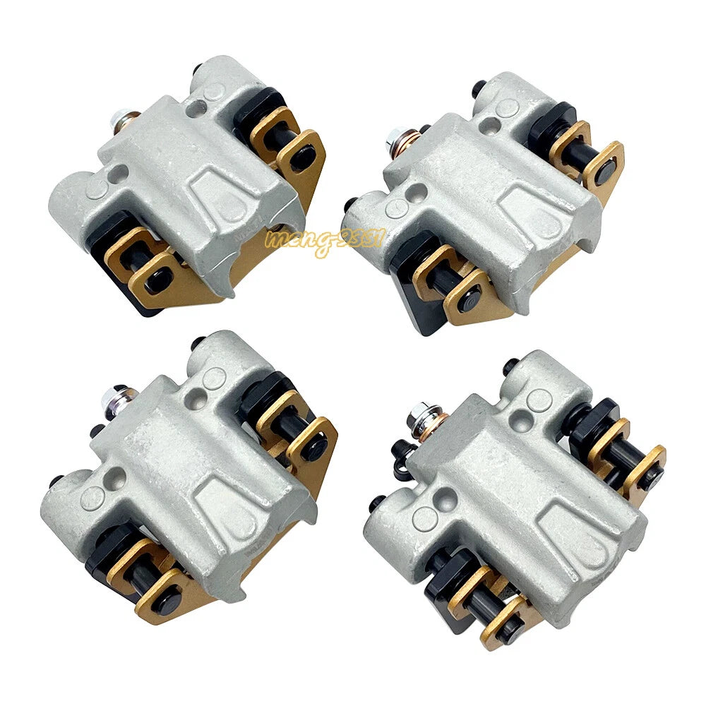 Front & Rear Brake Calipers W/Pads for Arctic Cat Wildcat X 1000 (2013–2018)