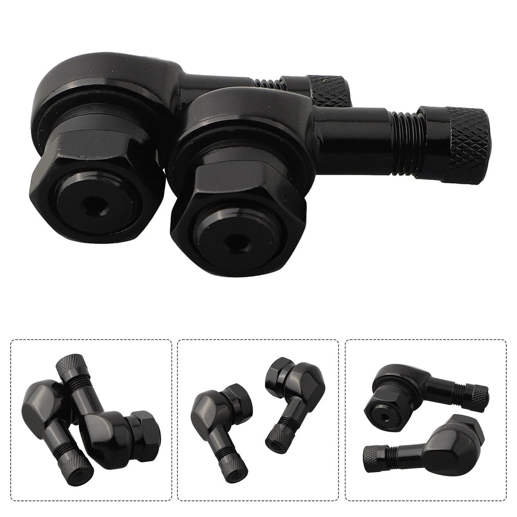 2X 90 Degree Angle Motorcycle Wheel Tire Stem Valve for