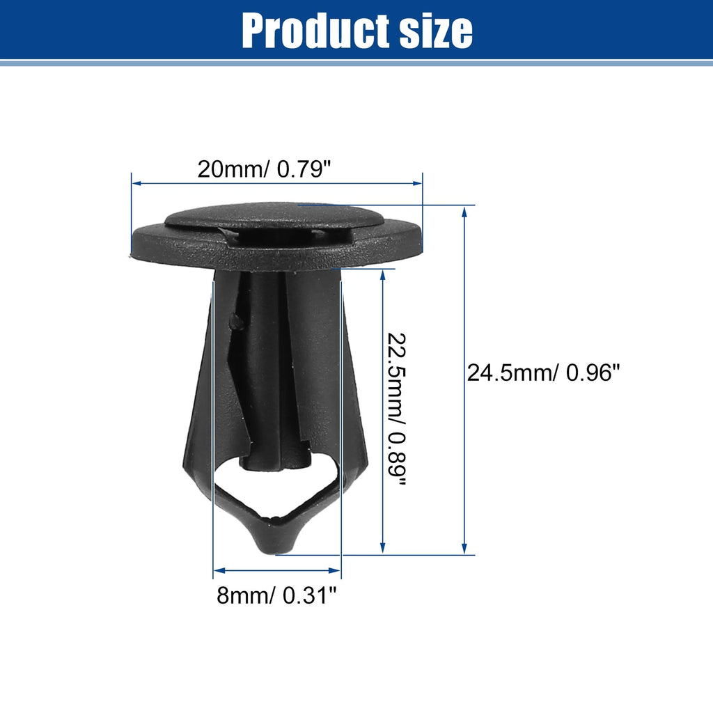 20 Pcs Bumper Retainers Clips for Ford Escape (No.N807389S)