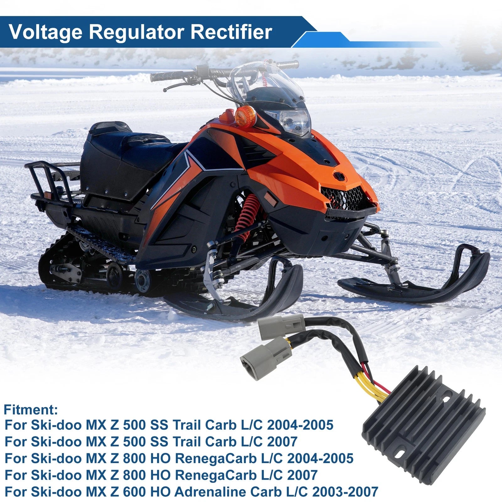 Voltage Regulator Rectifier for Ski-Doo MX Z 500 SS Trail (1998–2000)