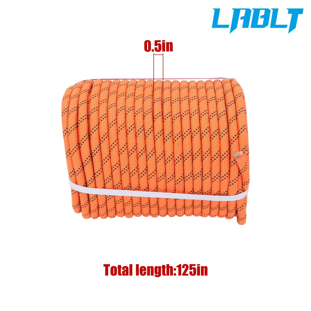 Braided Polyester Rigging Rope 1/2 in for Arborist (220 ft)
