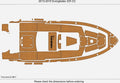 EVA Foam Teak Flooring Mat for Everglades 325 CC (2014)