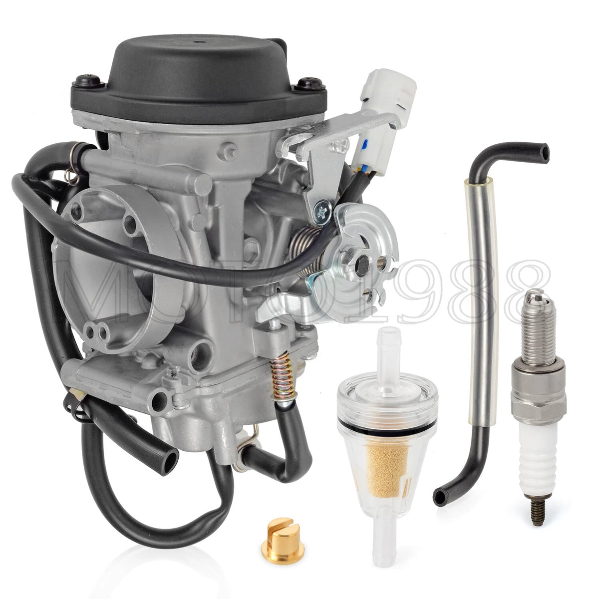Carburetor with Fuel Filter & Spark Plug for Suzuki DR-Z400S (2001–2018)