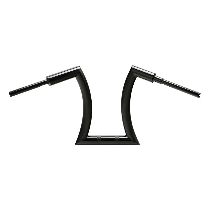 16" Black Rise 2" Hanger Handlebar for Harley Sportster Iron 883 (2004–2023)