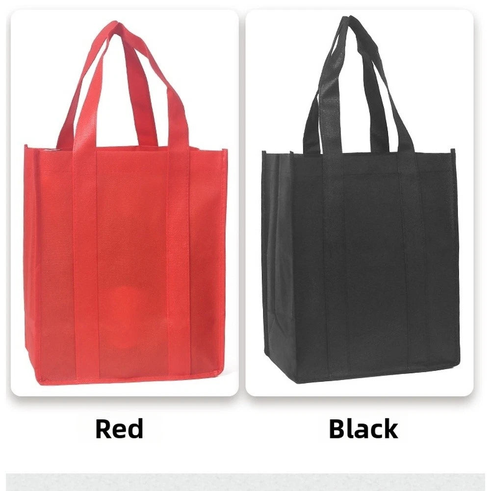 Black Wine Carrier Bag for 1-9 Bottles (18x18x31cm)