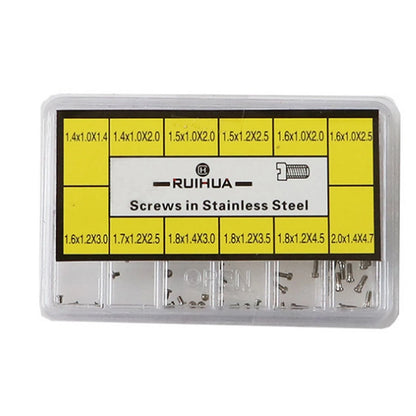Head Case Screw Set of 12 for Watch Back (No. 4023-A)