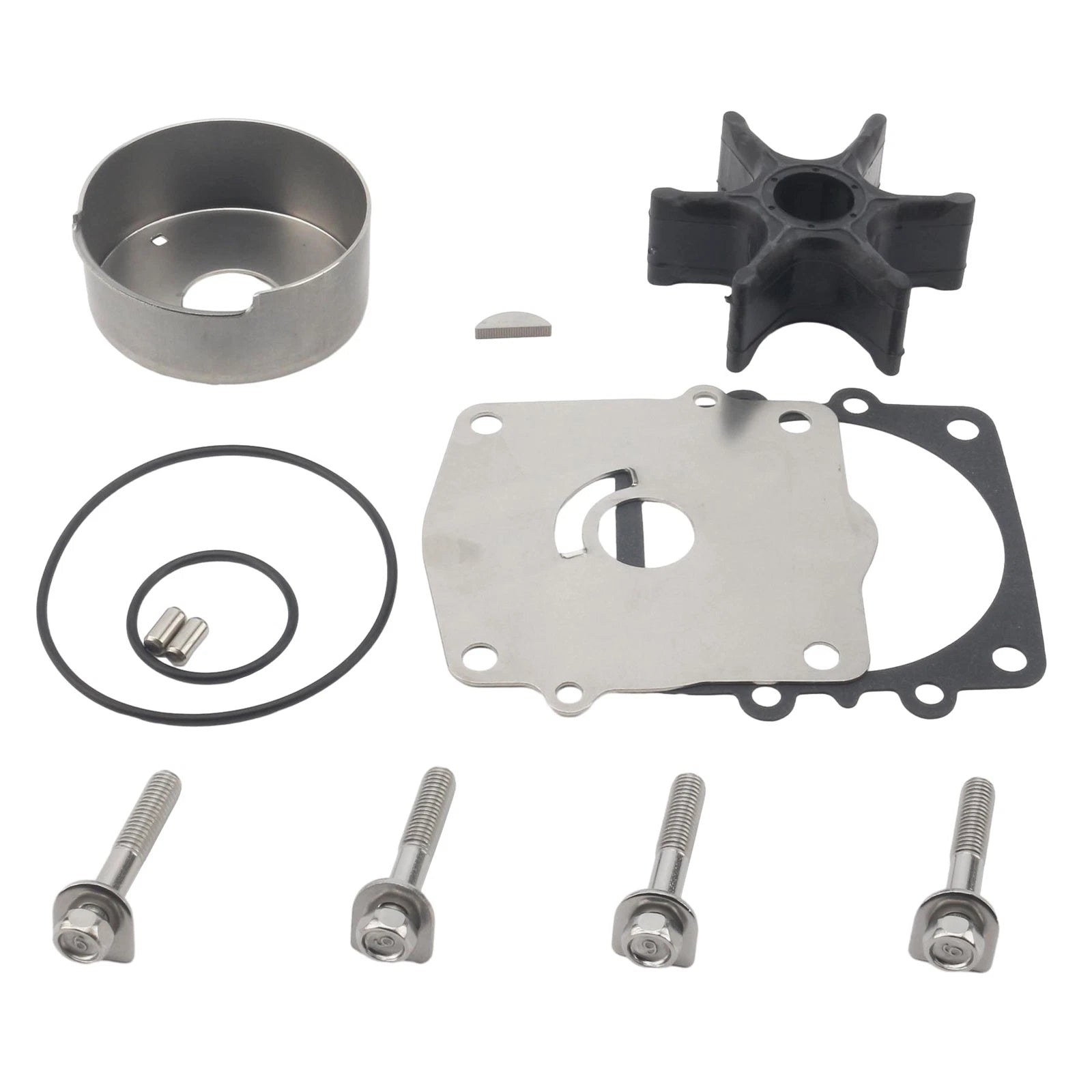 Water Pump Kit for Yamaha 115-130HP Outboards (6N6-W0078-02, 18-3312)