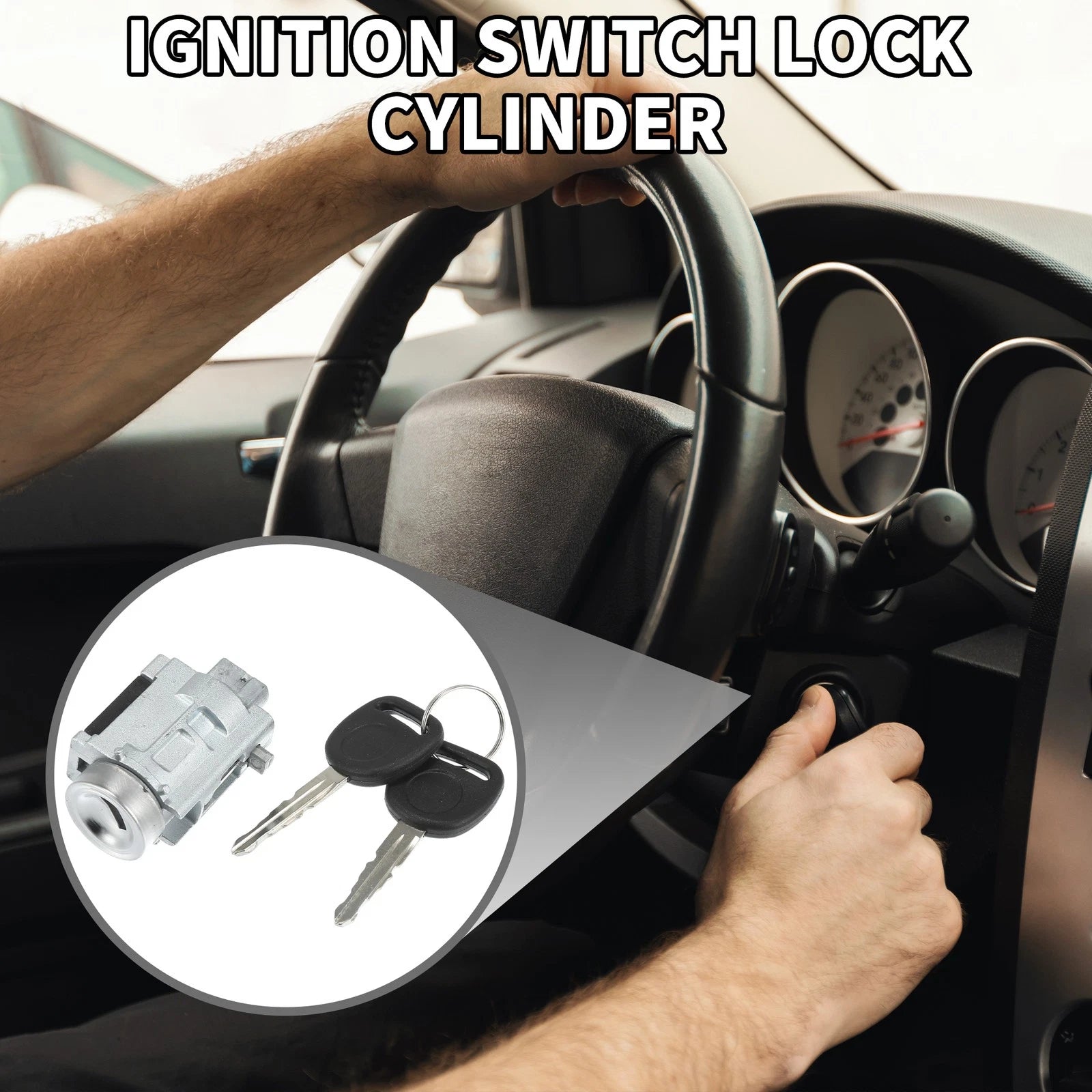 Ignition Lock Cylinder Replacement for Chevrolet Impala Malibu Monte Carlo (2000–2007)